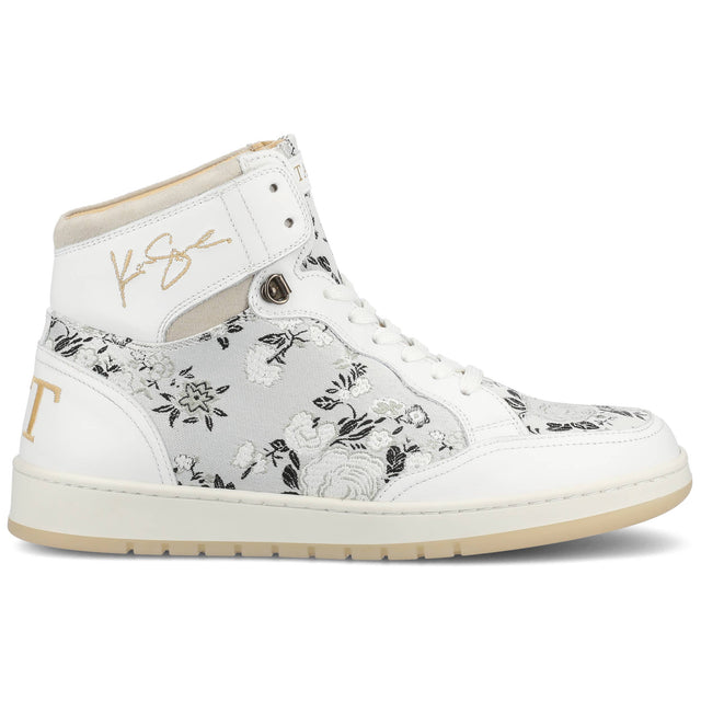 The Rapido High-top Sneaker in Eden Blanc