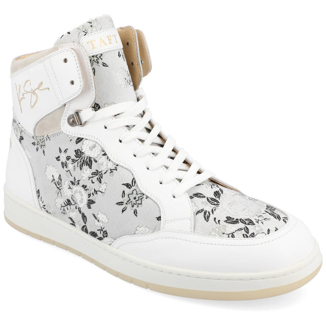 The Rapido High-top Sneaker in Eden Blanc