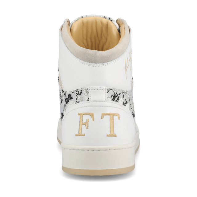 The Rapido High-top Sneaker in Eden Blanc