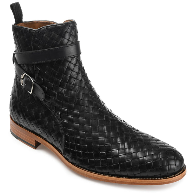 The Dylan Boot in Black Woven