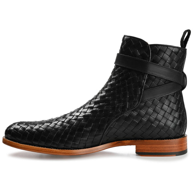 The Dylan Boot in Black Woven