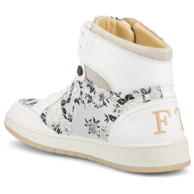 The Rapido High-top Sneaker in Eden Blanc