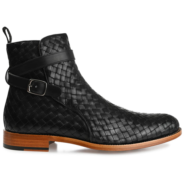 The Dylan Boot in Black Woven