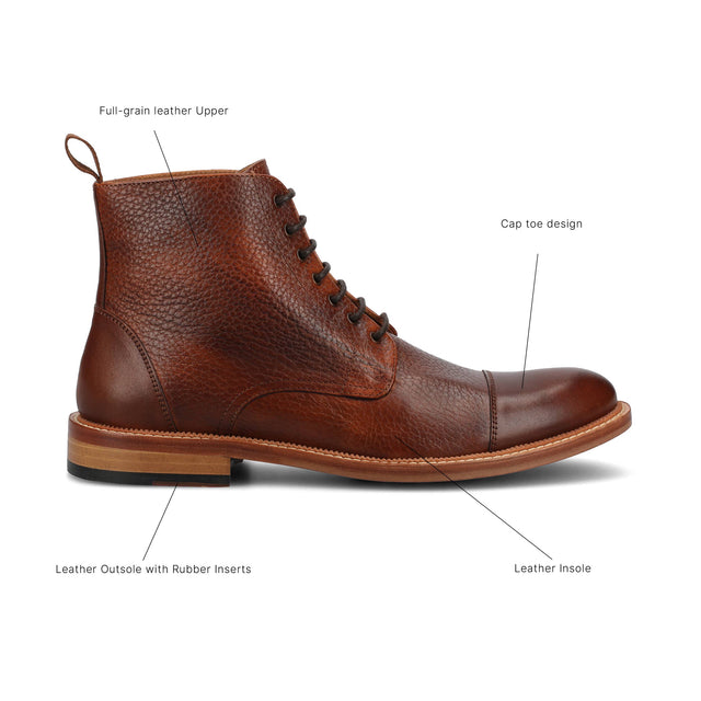 The Rome Boot in Brown