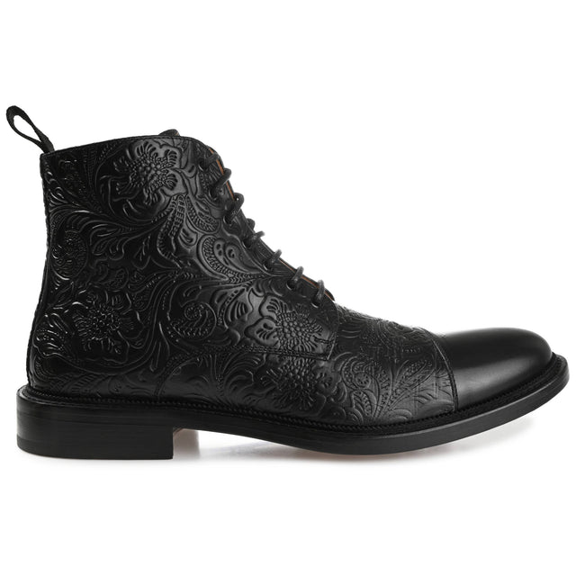 The Paris Boot in Black Floral