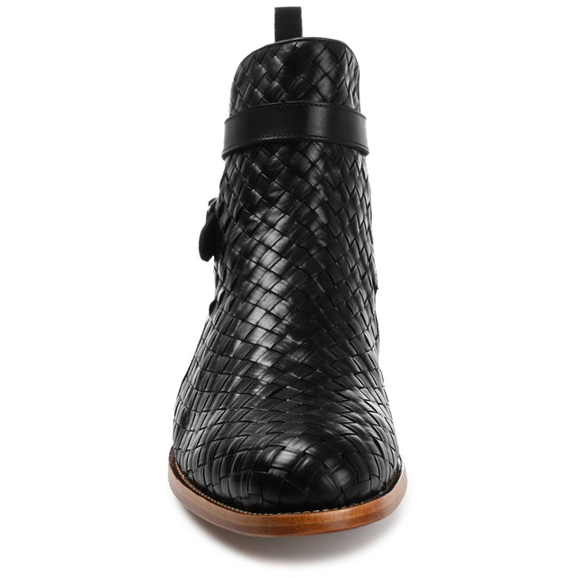 The Dylan Boot in Black Woven