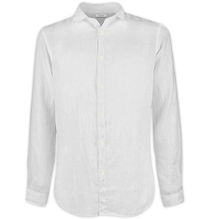 White Linen Dress Shirt