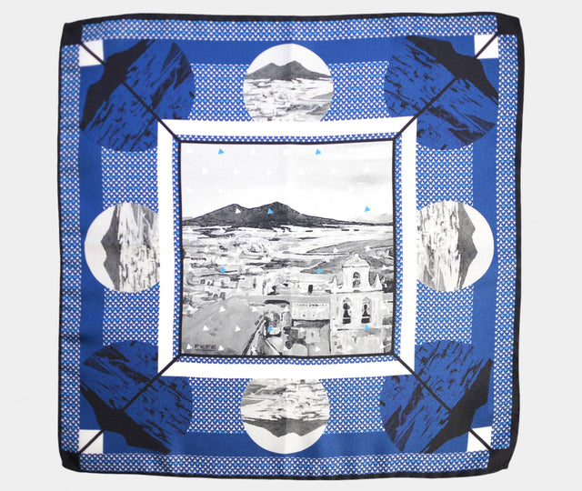 Silk Pocket Square - Vesuvius Limited Edition